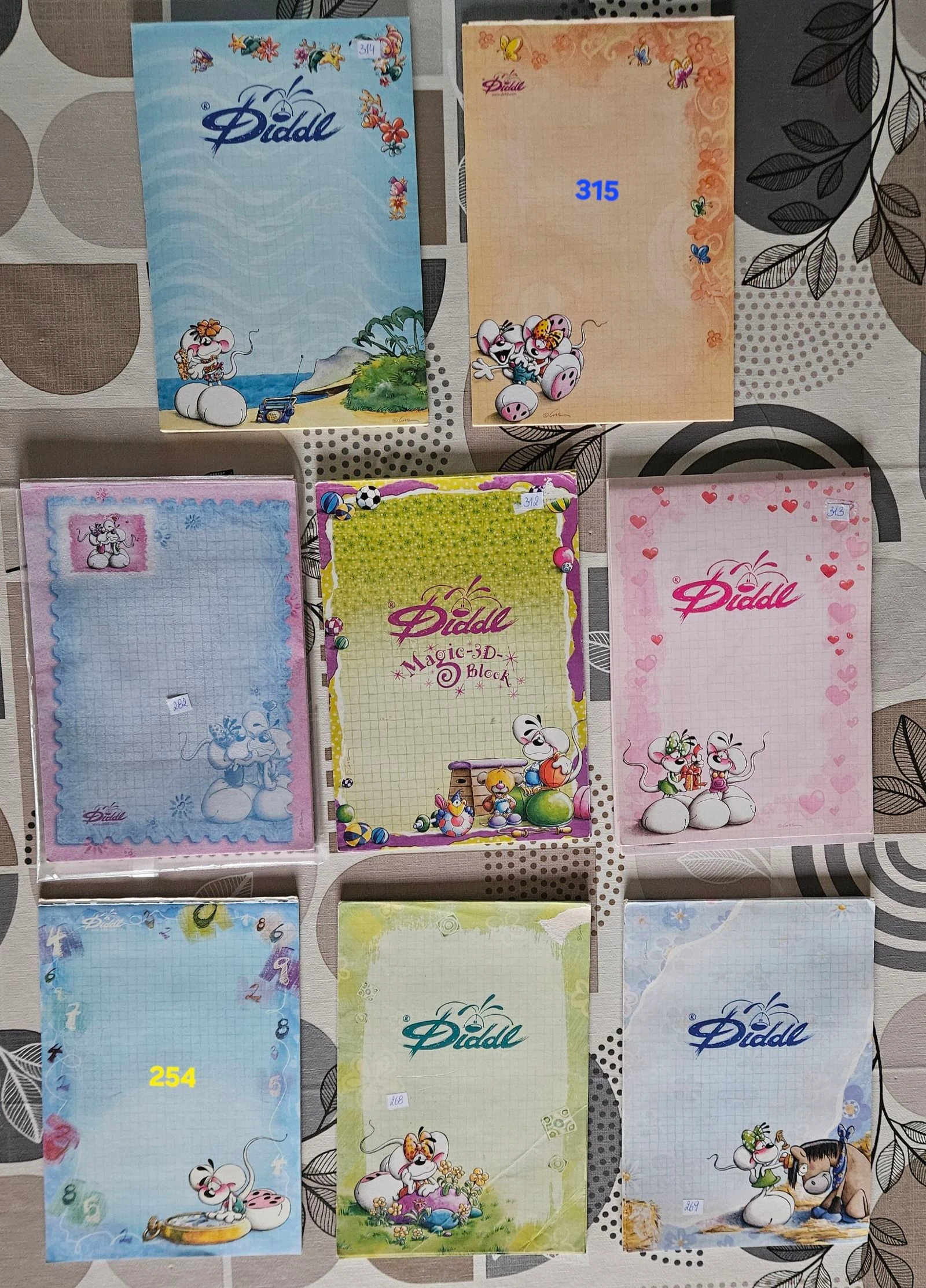 A5 blaadjes te koop ZIE BESCHRIJVING